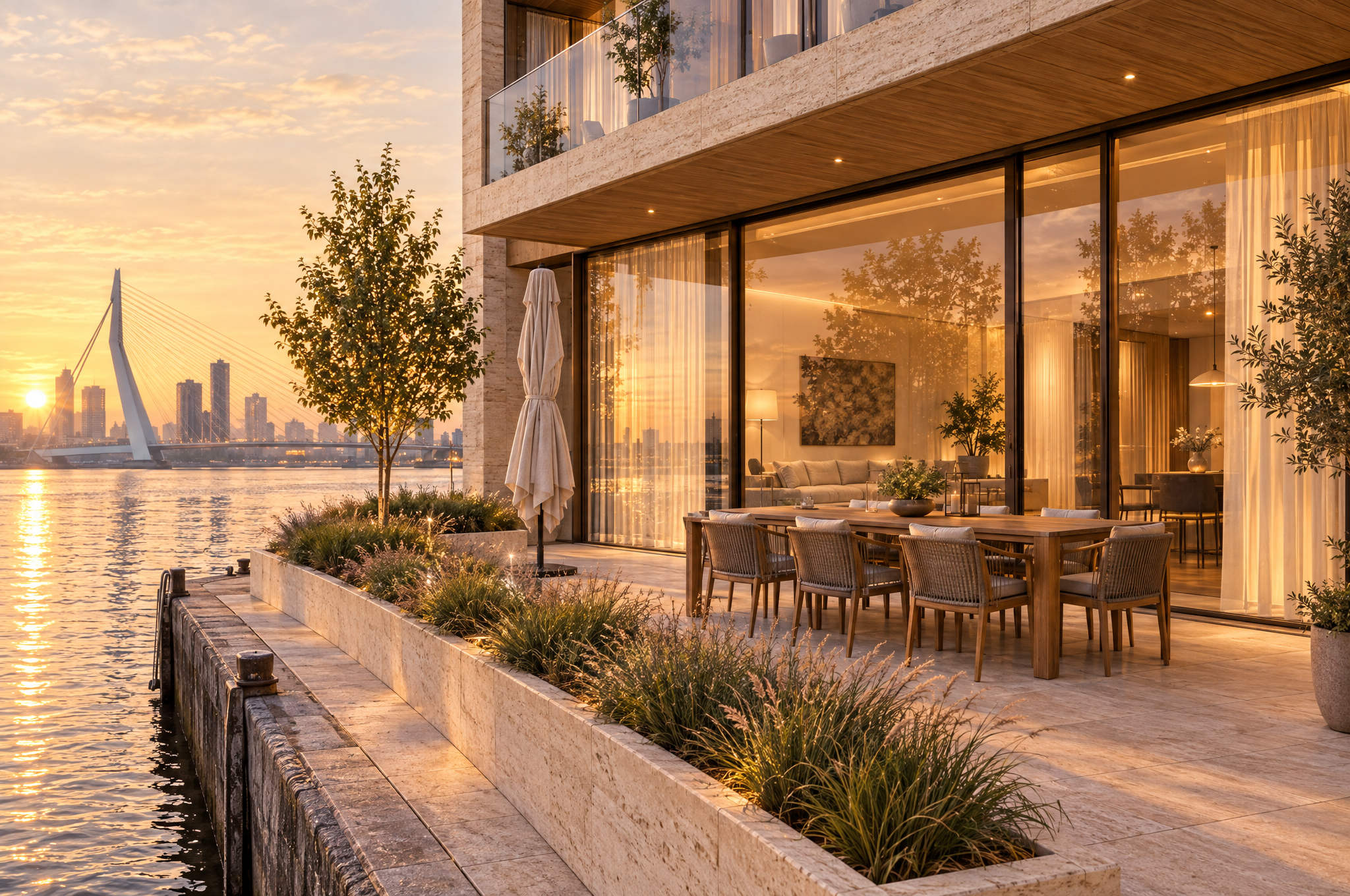 Terras kadewoning · impressie