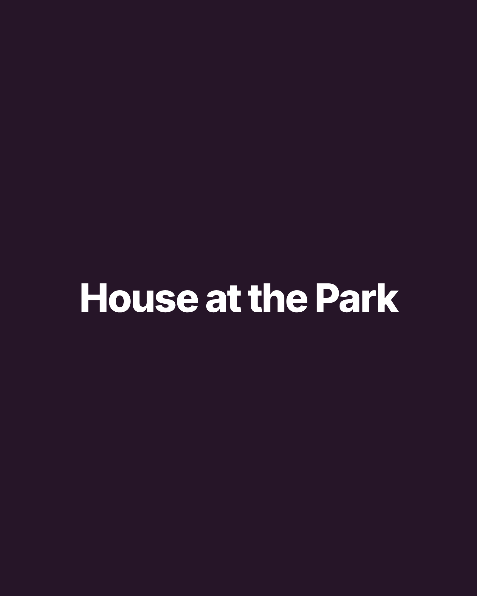 House at the Park