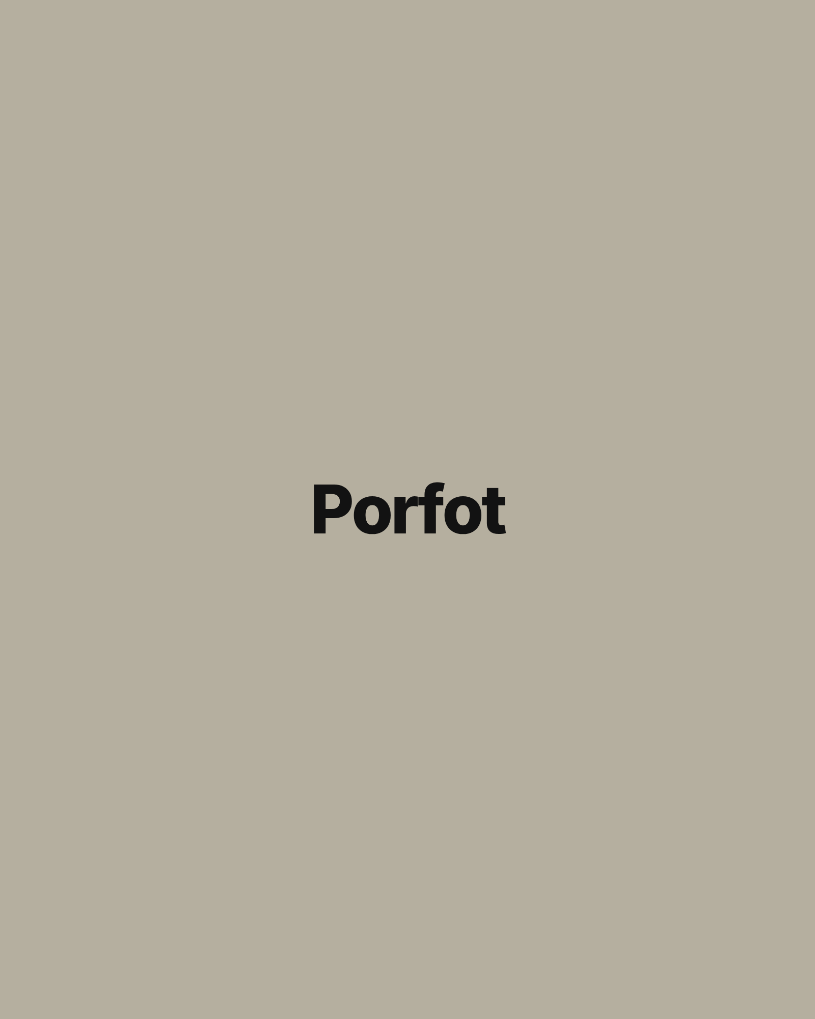 Porfot — website design by AWINK
